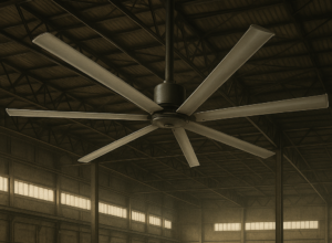 High-Volume, Low-Speed (HVLS) fan