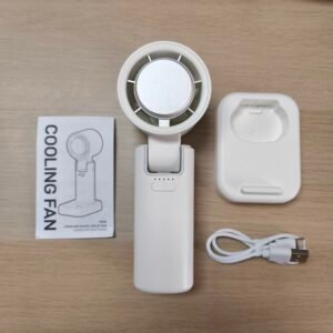 Foldable Fan With Cooling Pad